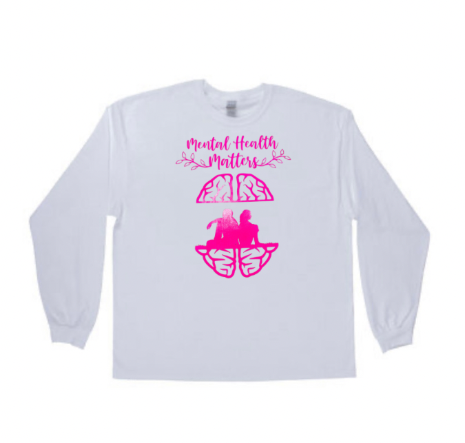 White Long-Sleeve MHM T-Shirt