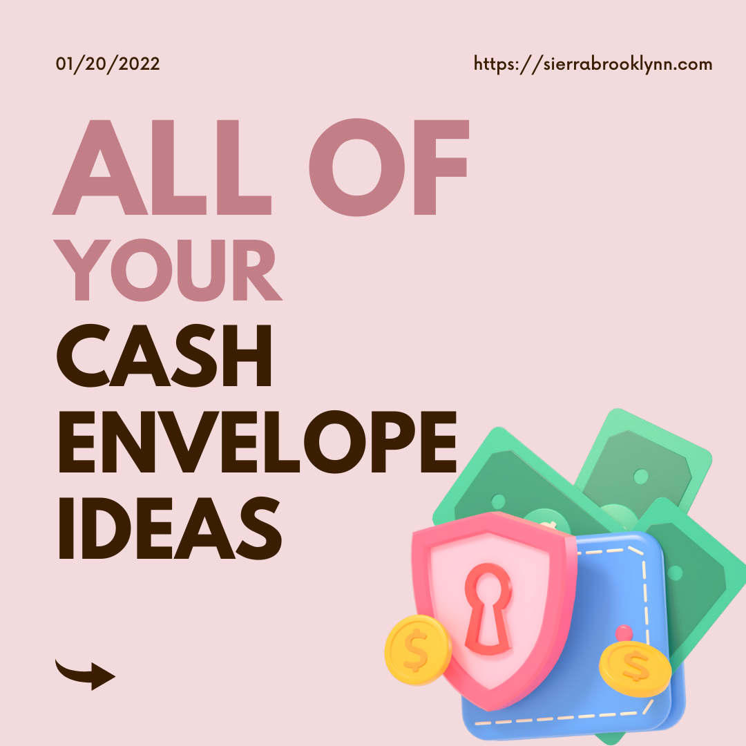 All of YOUR Cash Envelope Ideas!