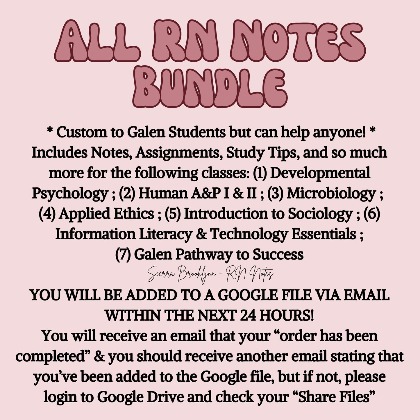 LPN to ADN Notes Bundle