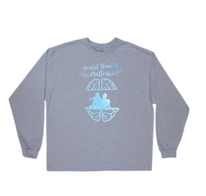 Grey Long-Sleeve MHM T-Shirt