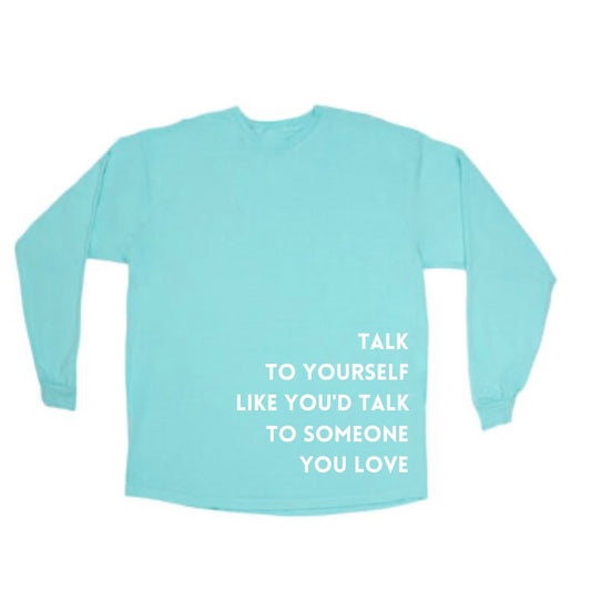 Someone You Love (Mint Teal) Long-Sleeve T-Shirt