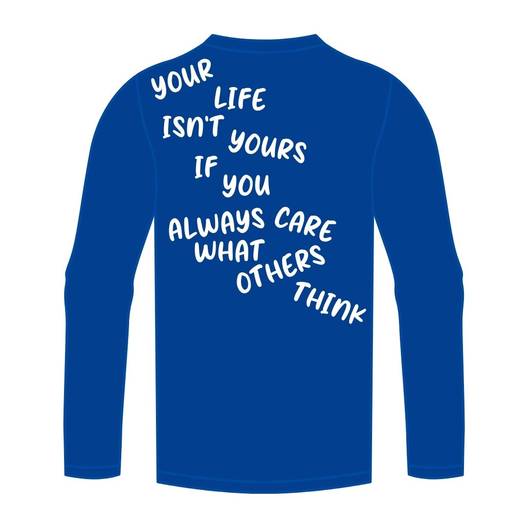 Your Life Isn't Yours (Dark Blue) Long-Sleeve T-Shirt