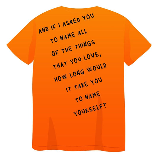 The Things You Loved (Orange) Short Sleeve T-Shirt