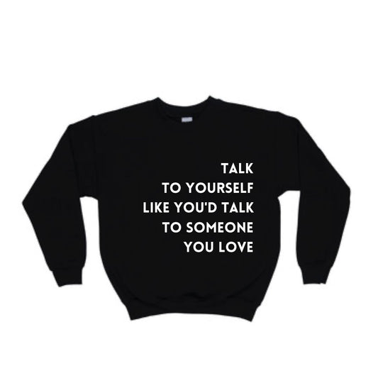 Someone You Love (Black) Crewneck Sweatshirt