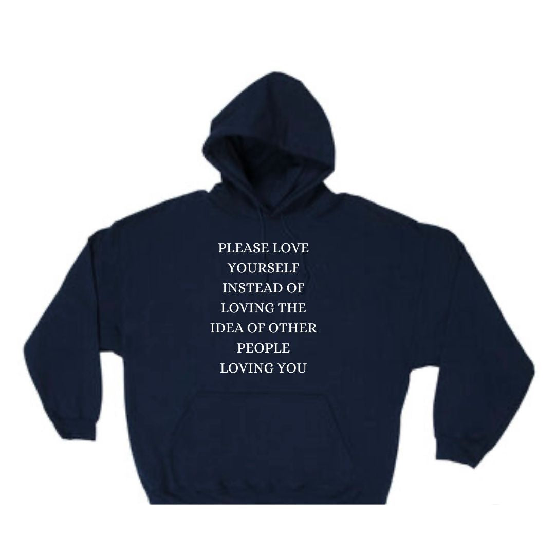 Love Yourself Instead (Navy) Hoodie