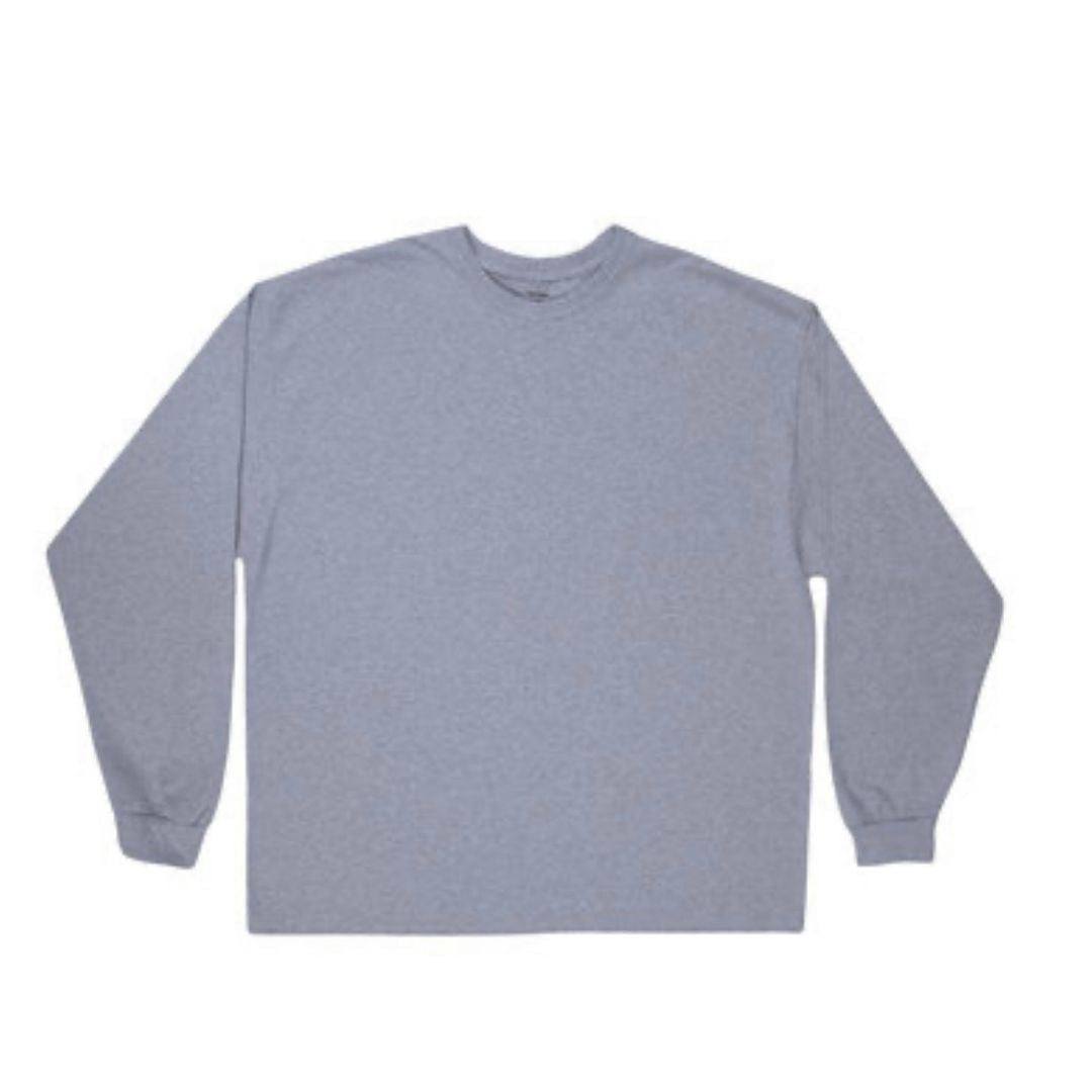 Admire Someone Else's Beauty Grey Long-Sleeve T-Shirt