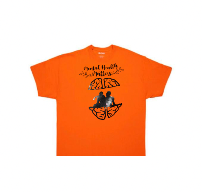 Orange MHM Short Sleeve T-Shirt