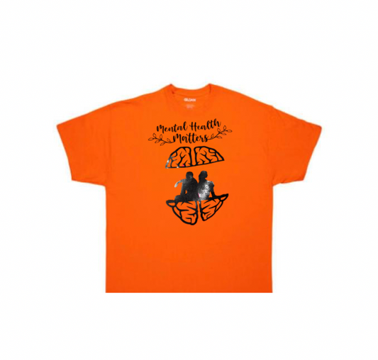 Orange MHM Short Sleeve T-Shirt