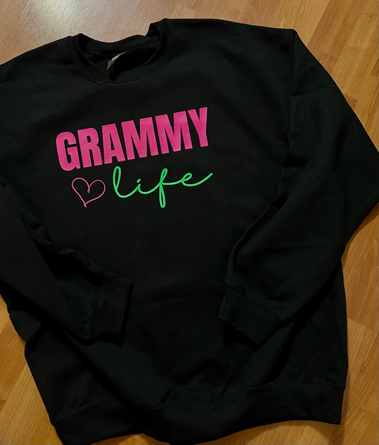 (FAM) Life BLACK Crewneck Sweatshirt