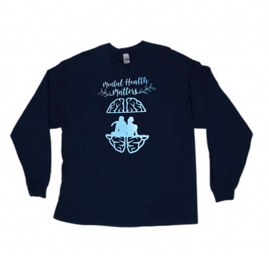 Navy Long-Sleeve MHM T-Shirt