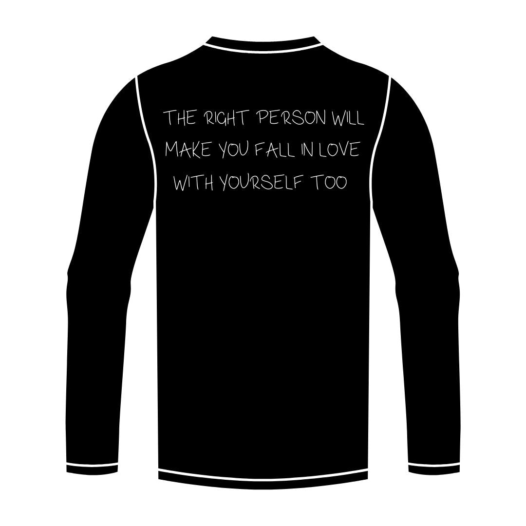 Right Person (Black) Crewneck Sweatshirt