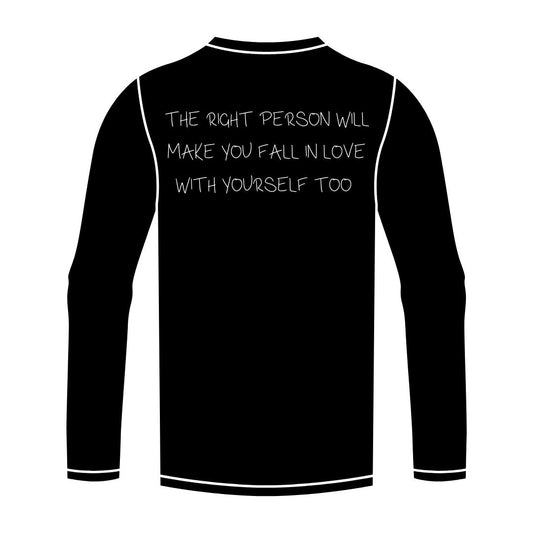 Right Person (Black) Crewneck Sweatshirt