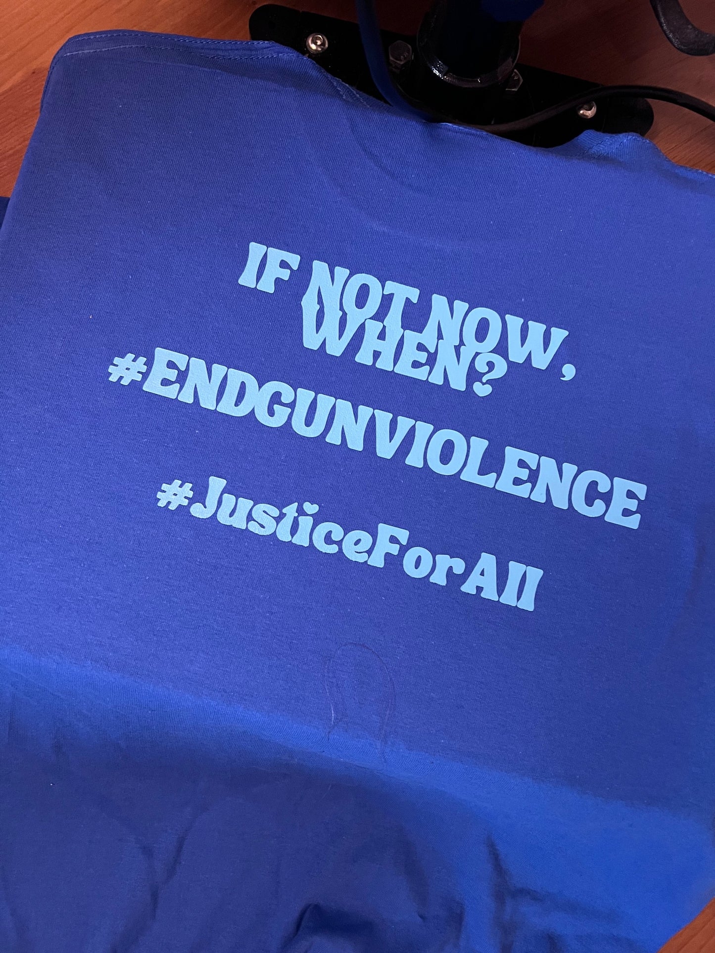 DARK BLUE Gun Violence Awareness T-Shirt