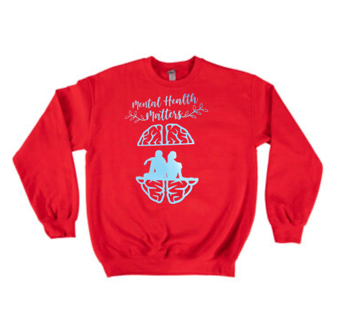 Red MHM Crewneck Sweatshirt