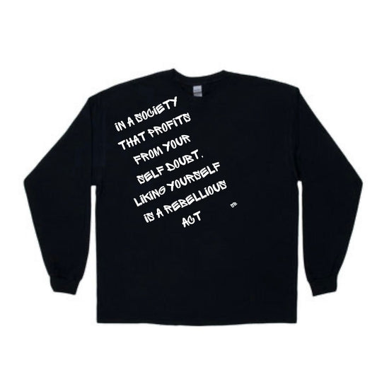 Rebellious Act (Black) Crewneck Sweatshirt