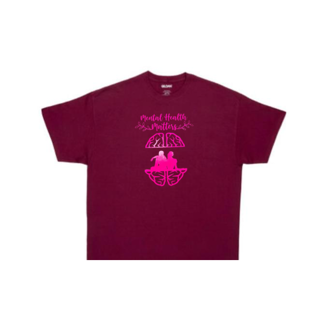 Maroon MHM Short Sleeve T-Shirt