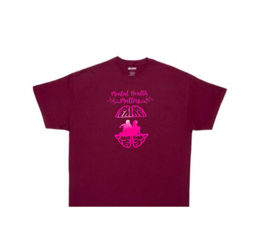 Maroon MHM Short Sleeve T-Shirt